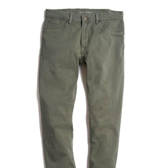 Mott and Bow Slim-Mercer-JeansMoss / 36 X 32